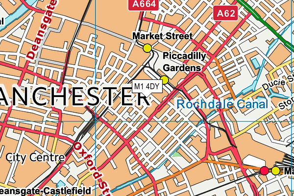 M1 4DY map - OS VectorMap District (Ordnance Survey) M1 4DY map - OS VectorMap District (Ordnance Survey)