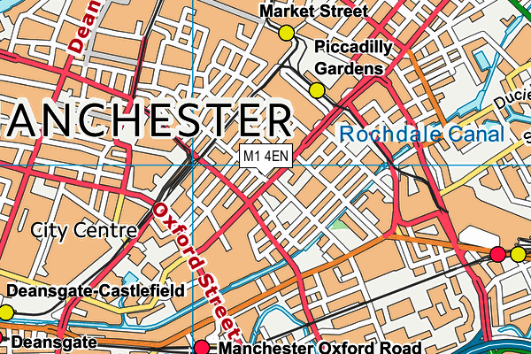 M1 4EN map - OS VectorMap District (Ordnance Survey) M1 4EN map - OS VectorMap District (Ordnance Survey)