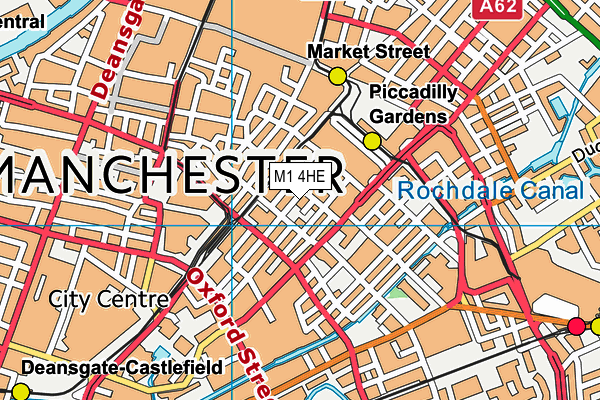 M1 4HE map - OS VectorMap District (Ordnance Survey) M1 4HE map - OS VectorMap District (Ordnance Survey)