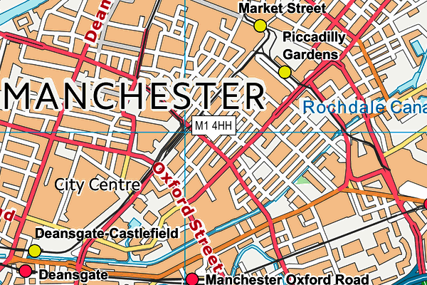 M1 4HH map - OS VectorMap District (Ordnance Survey) M1 4HH map - OS VectorMap District (Ordnance Survey)