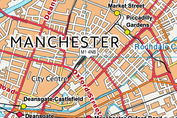 M1 4NB map - OS VectorMap District (Ordnance Survey) M1 4NB map - OS VectorMap District (Ordnance Survey)