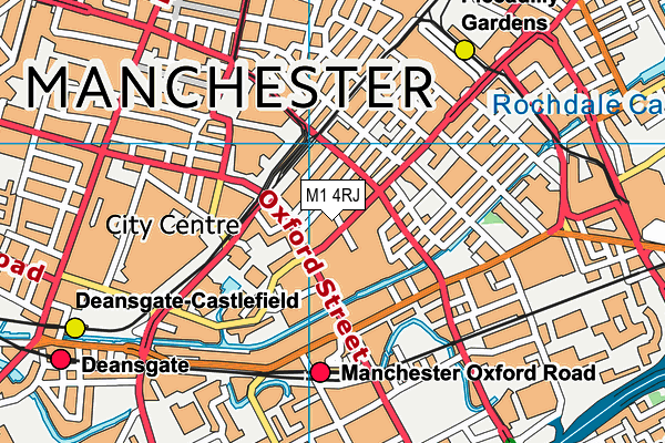 M1 4RJ map - OS VectorMap District (Ordnance Survey) M1 4RJ map - OS VectorMap District (Ordnance Survey)