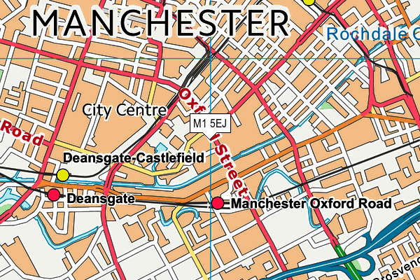 M1 5EJ map - OS VectorMap District (Ordnance Survey) M1 5EJ map - OS VectorMap District (Ordnance Survey)