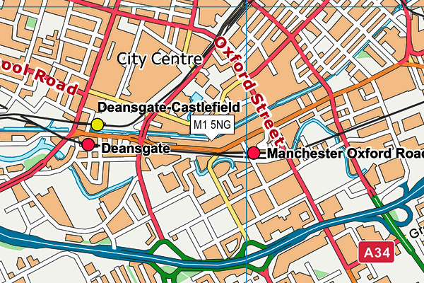M1 5NG map - OS VectorMap District (Ordnance Survey) M1 5NG map - OS VectorMap District (Ordnance Survey)