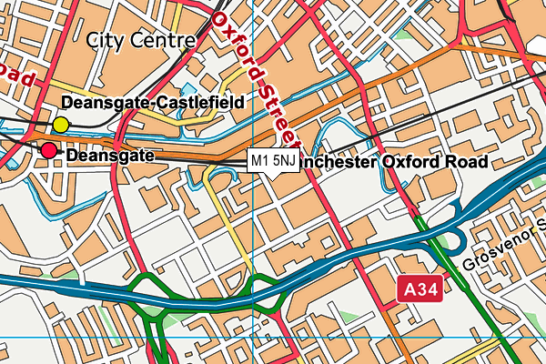 M1 5NJ map - OS VectorMap District (Ordnance Survey) M1 5NJ map - OS VectorMap District (Ordnance Survey)