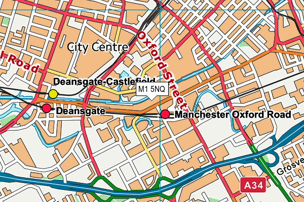 M1 5NQ map - OS VectorMap District (Ordnance Survey) M1 5NQ map - OS VectorMap District (Ordnance Survey)