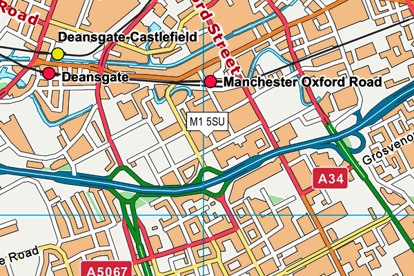 M1 5SU map - OS VectorMap District (Ordnance Survey) M1 5SU map - OS VectorMap District (Ordnance Survey)