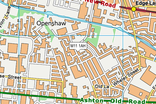 M11 1AH map - OS VectorMap District (Ordnance Survey) M11 1AH map - OS VectorMap District (Ordnance Survey)