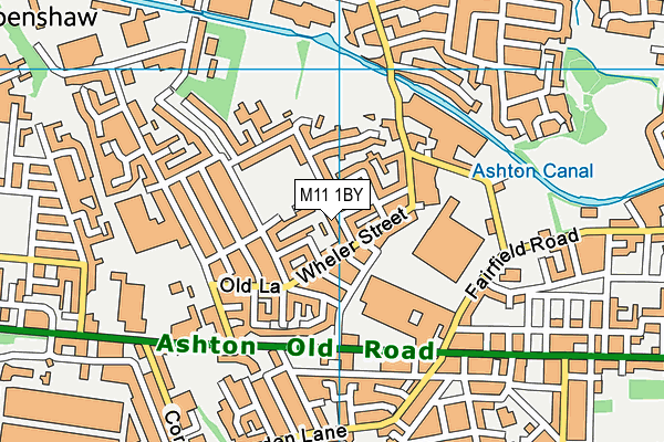 M11 1BY map - OS VectorMap District (Ordnance Survey) M11 1BY map - OS VectorMap District (Ordnance Survey)