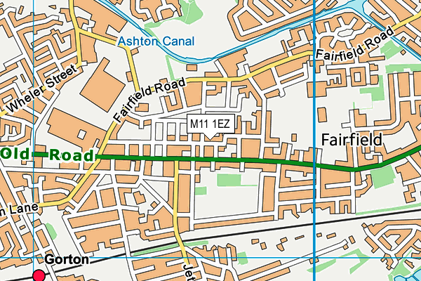 M11 1EZ map - OS VectorMap District (Ordnance Survey) M11 1EZ map - OS VectorMap District (Ordnance Survey)