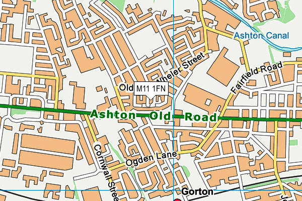 M11 1FN map - OS VectorMap District (Ordnance Survey) M11 1FN map - OS VectorMap District (Ordnance Survey)