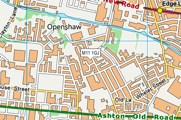 M11 1GJ map - OS VectorMap District (Ordnance Survey) M11 1GJ map - OS VectorMap District (Ordnance Survey)
