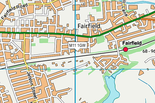 M11 1GW map - OS VectorMap District (Ordnance Survey) M11 1GW map - OS VectorMap District (Ordnance Survey)