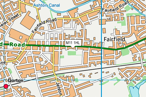 M11 1HL map - OS VectorMap District (Ordnance Survey) M11 1HL map - OS VectorMap District (Ordnance Survey)