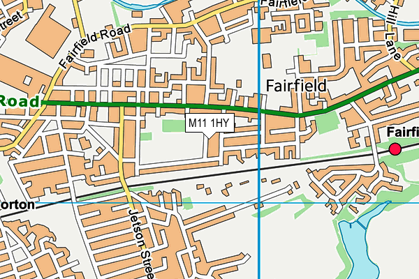 M11 1HY map - OS VectorMap District (Ordnance Survey) M11 1HY map - OS VectorMap District (Ordnance Survey)
