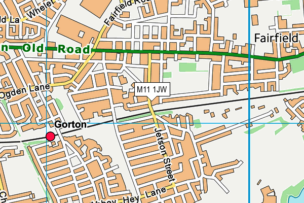 M11 1JW map - OS VectorMap District (Ordnance Survey) M11 1JW map - OS VectorMap District (Ordnance Survey)