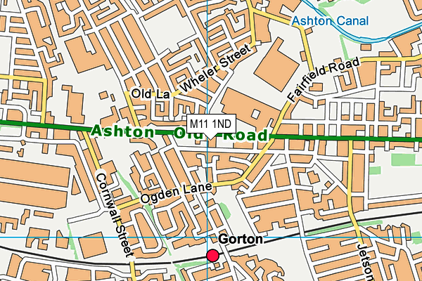 M11 1ND map - OS VectorMap District (Ordnance Survey) M11 1ND map - OS VectorMap District (Ordnance Survey)