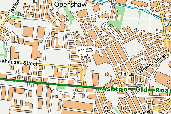 M11 2ZN map - OS VectorMap District (Ordnance Survey) M11 2ZN map - OS VectorMap District (Ordnance Survey)