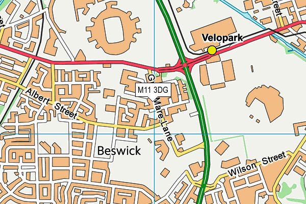 M11 3DG map - OS VectorMap District (Ordnance Survey) M11 3DG map - OS VectorMap District (Ordnance Survey)