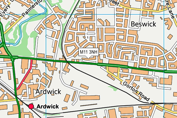 M11 3NH map - OS VectorMap District (Ordnance Survey) M11 3NH map - OS VectorMap District (Ordnance Survey)