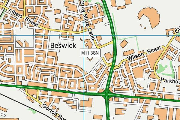 M11 3SN map - OS VectorMap District (Ordnance Survey) M11 3SN map - OS VectorMap District (Ordnance Survey)