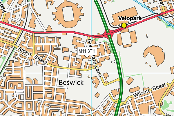 M11 3TH map - OS VectorMap District (Ordnance Survey) M11 3TH map - OS VectorMap District (Ordnance Survey)