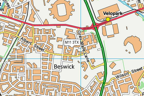 M11 3TX map - OS VectorMap District (Ordnance Survey) M11 3TX map - OS VectorMap District (Ordnance Survey)