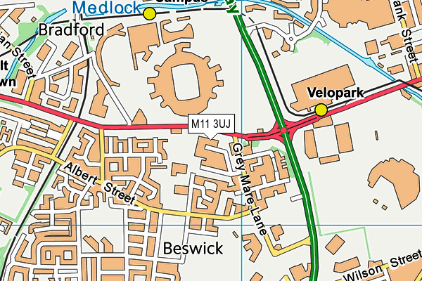 M11 3UJ map - OS VectorMap District (Ordnance Survey) M11 3UJ map - OS VectorMap District (Ordnance Survey)