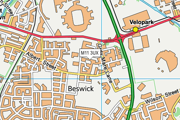 M11 3UX map - OS VectorMap District (Ordnance Survey) M11 3UX map - OS VectorMap District (Ordnance Survey)