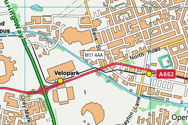 M11 4AA map - OS VectorMap District (Ordnance Survey) M11 4AA map - OS VectorMap District (Ordnance Survey)