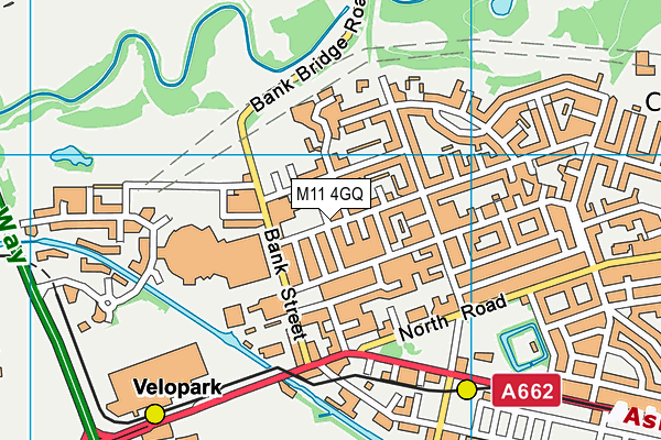 M11 4GQ map - OS VectorMap District (Ordnance Survey) M11 4GQ map - OS VectorMap District (Ordnance Survey)