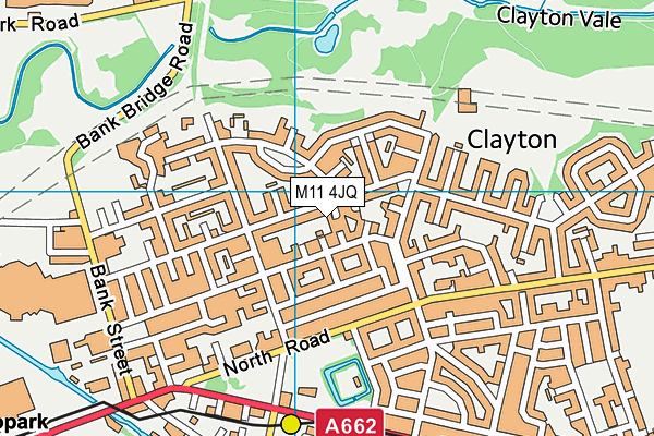 M11 4JQ map - OS VectorMap District (Ordnance Survey) M11 4JQ map - OS VectorMap District (Ordnance Survey)