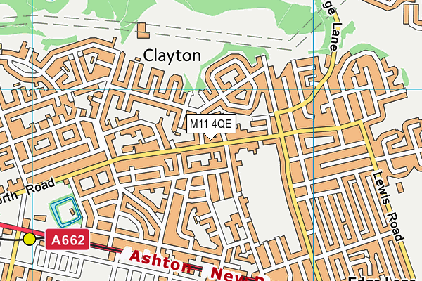 M11 4QE map - OS VectorMap District (Ordnance Survey) M11 4QE map - OS VectorMap District (Ordnance Survey)