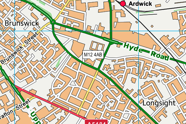 M12 4AB map - OS VectorMap District (Ordnance Survey) M12 4AB map - OS VectorMap District (Ordnance Survey)