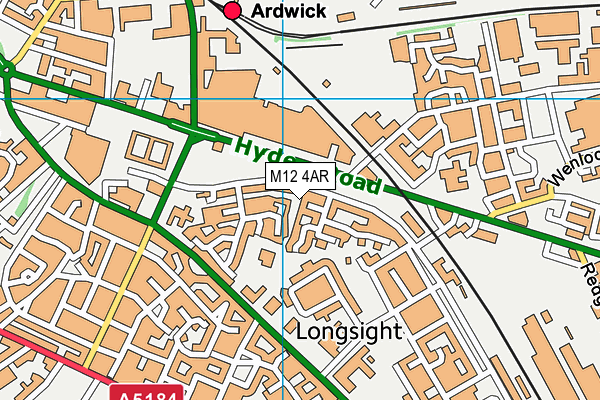 M12 4AR map - OS VectorMap District (Ordnance Survey) M12 4AR map - OS VectorMap District (Ordnance Survey)