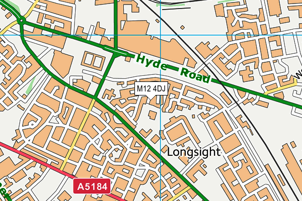 M12 4DJ map - OS VectorMap District (Ordnance Survey) M12 4DJ map - OS VectorMap District (Ordnance Survey)