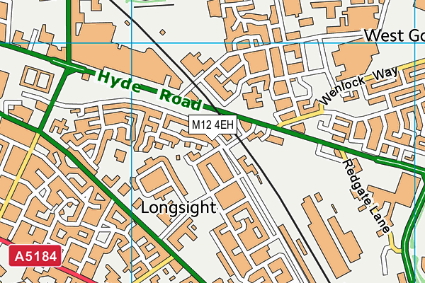 M12 4EH map - OS VectorMap District (Ordnance Survey) M12 4EH map - OS VectorMap District (Ordnance Survey)