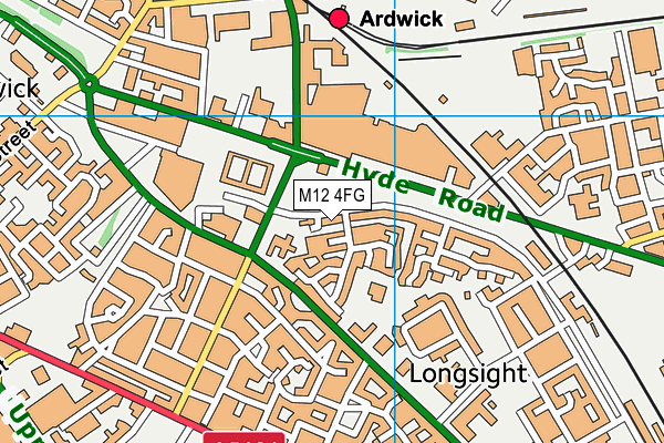 M12 4FG map - OS VectorMap District (Ordnance Survey) M12 4FG map - OS VectorMap District (Ordnance Survey)