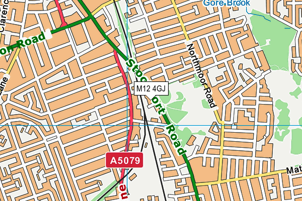 M12 4GJ map - OS VectorMap District (Ordnance Survey) M12 4GJ map - OS VectorMap District (Ordnance Survey)