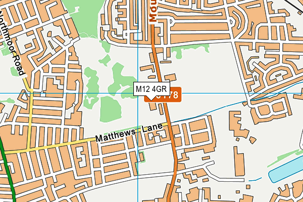 M12 4GR map - OS VectorMap District (Ordnance Survey) M12 4GR map - OS VectorMap District (Ordnance Survey)