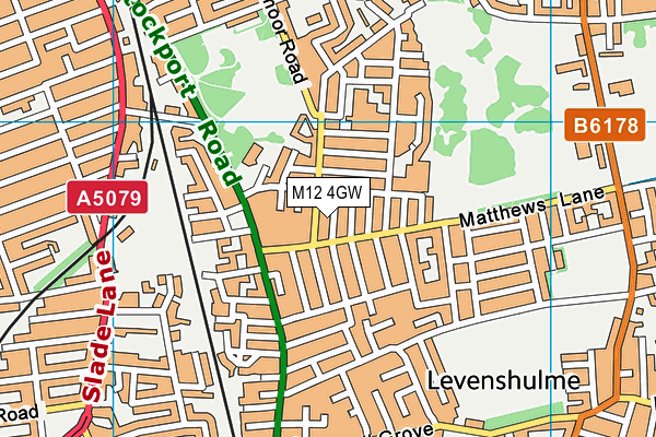 M12 4GW map - OS VectorMap District (Ordnance Survey) M12 4GW map - OS VectorMap District (Ordnance Survey)