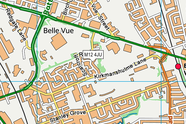 M12 4JU map - OS VectorMap District (Ordnance Survey) M12 4JU map - OS VectorMap District (Ordnance Survey)