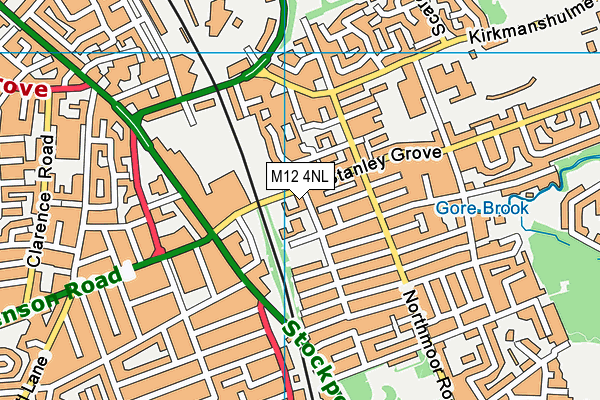 M12 4NL map - OS VectorMap District (Ordnance Survey) M12 4NL map - OS VectorMap District (Ordnance Survey)