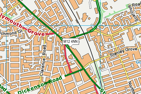 M12 4NN map - OS VectorMap District (Ordnance Survey) M12 4NN map - OS VectorMap District (Ordnance Survey)