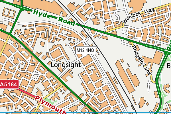 M12 4NQ map - OS VectorMap District (Ordnance Survey) M12 4NQ map - OS VectorMap District (Ordnance Survey)