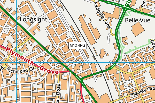 M12 4PG map - OS VectorMap District (Ordnance Survey) M12 4PG map - OS VectorMap District (Ordnance Survey)