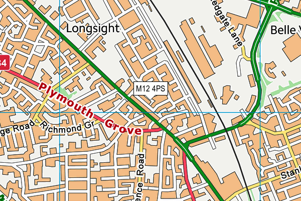 M12 4PS map - OS VectorMap District (Ordnance Survey) M12 4PS map - OS VectorMap District (Ordnance Survey)