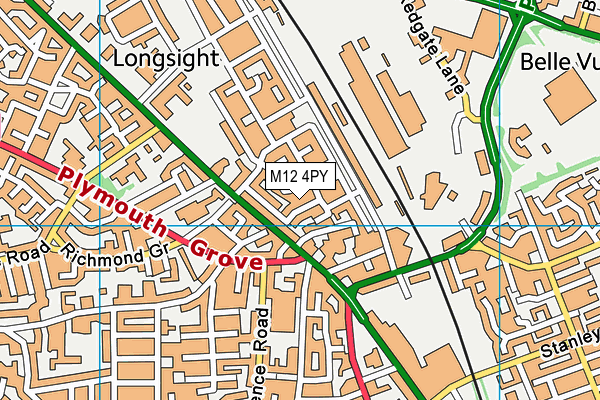 M12 4PY map - OS VectorMap District (Ordnance Survey) M12 4PY map - OS VectorMap District (Ordnance Survey)