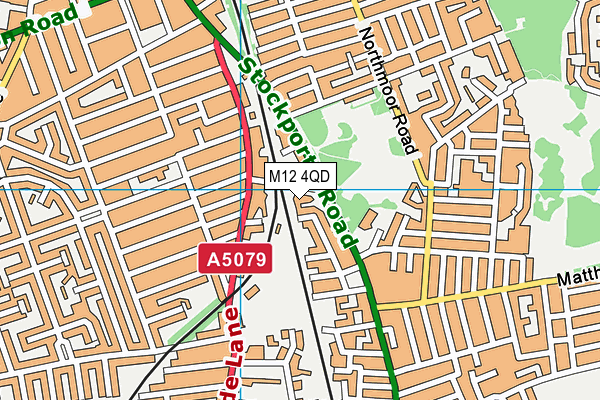 M12 4QD map - OS VectorMap District (Ordnance Survey) M12 4QD map - OS VectorMap District (Ordnance Survey)