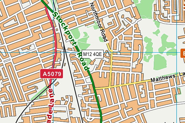M12 4QE map - OS VectorMap District (Ordnance Survey) M12 4QE map - OS VectorMap District (Ordnance Survey)
